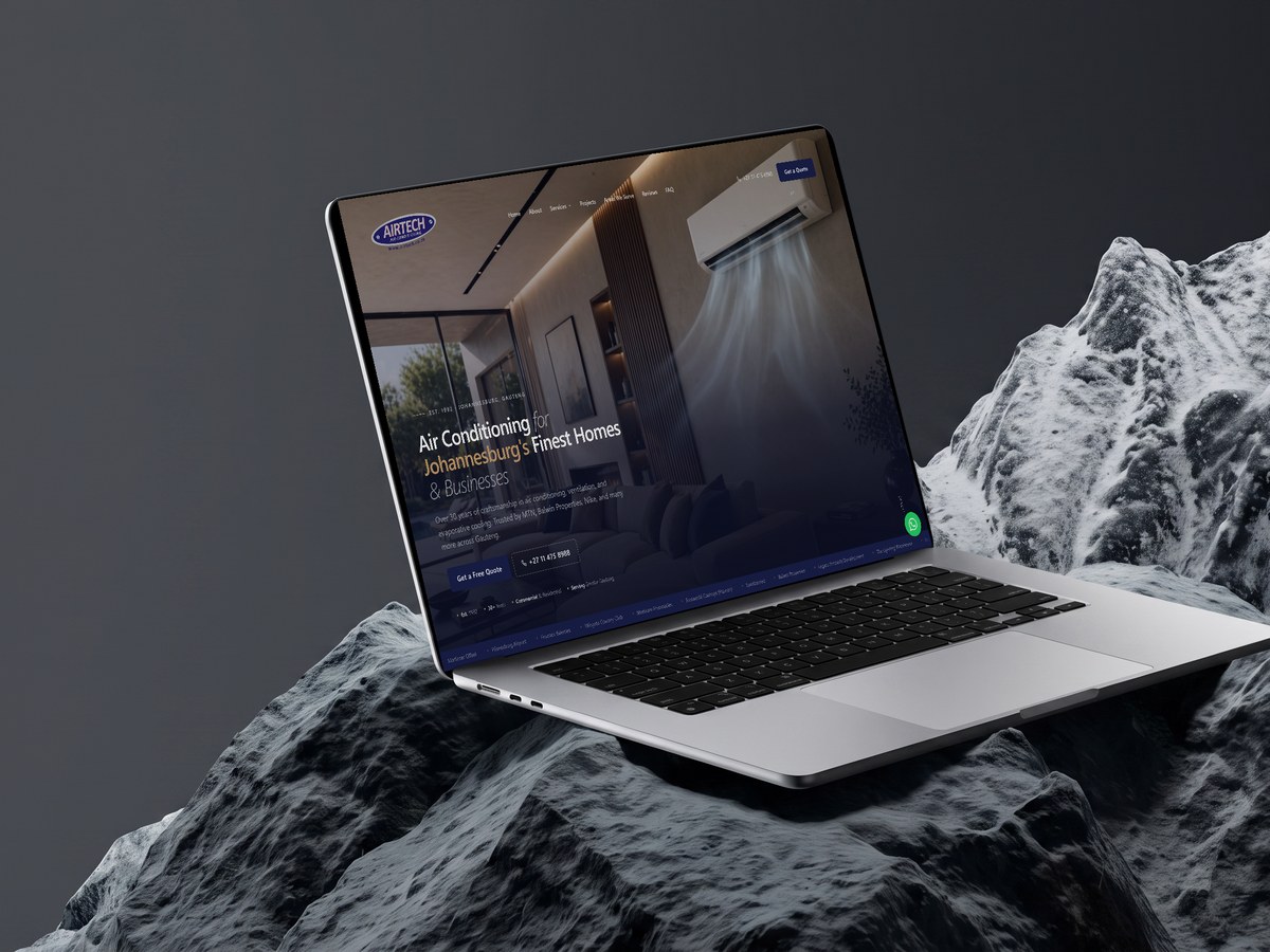 Airtech on a laptop