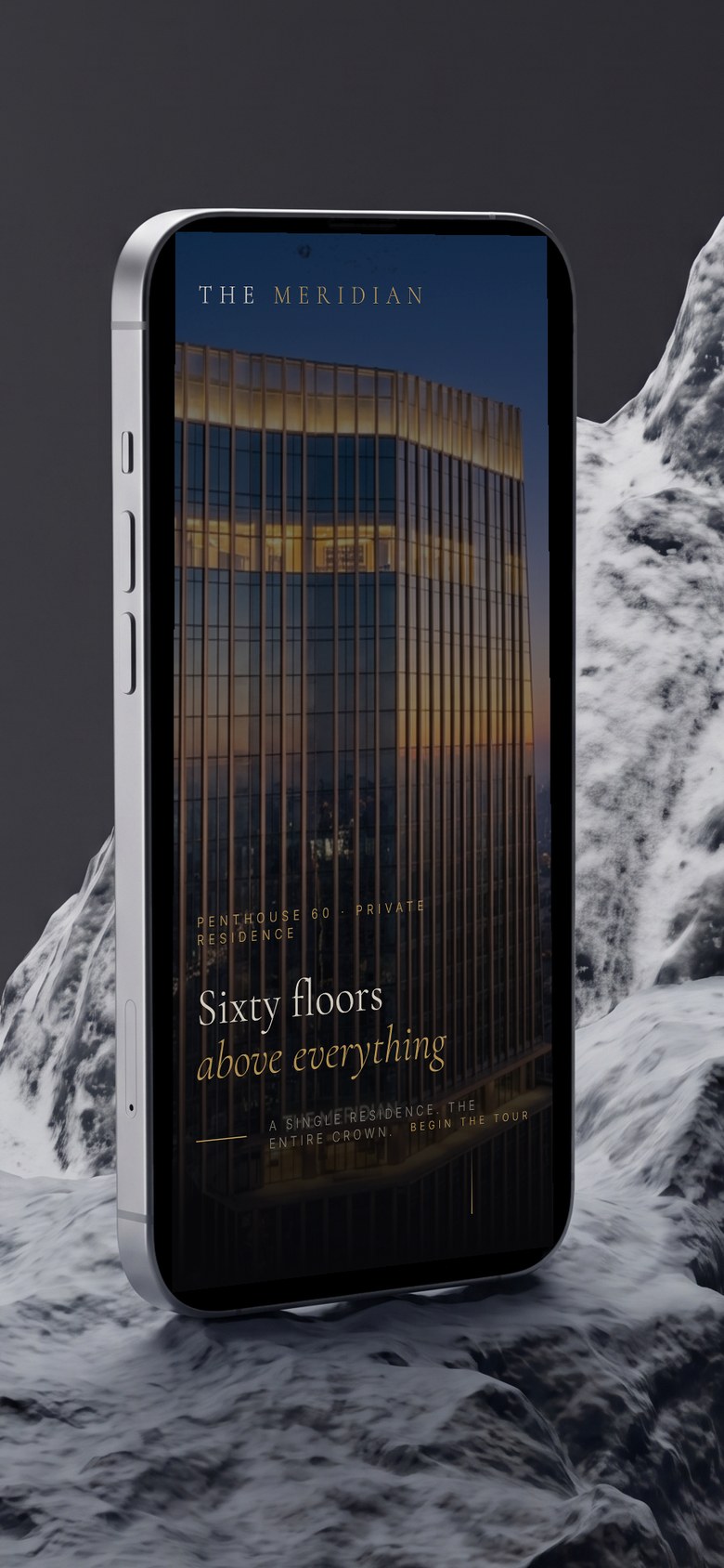 The Meridian on a phone